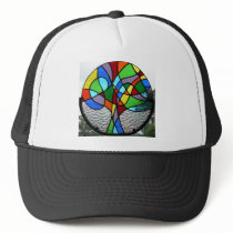 Abstract Tree of Life Mesh Hat