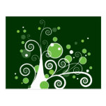 Abstract Tree Post Cards