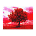 Abstract Tree postcards