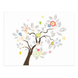 Abstract Tree Postcards