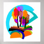 Abstract Trees Poster