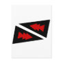 Abstract Triangle Post Card