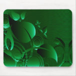 Abstract Tropical Plants Mouse Pad