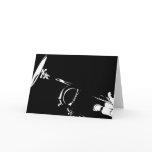 Abstract Trumpet Greeting Card