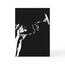 Abstract Trumpet Greeting Card