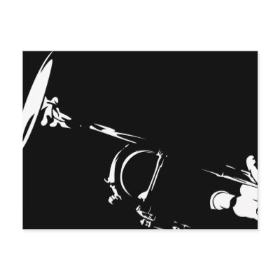 Abstract Trumpet Postcard by markmurphycreative