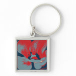 Abstract Tulip Key Chains