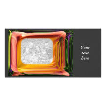 Abstract TV ~ photo card
