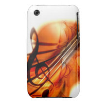 Abstract Violin Art iPhone 3 Covers