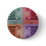 abstract wall art buttons
