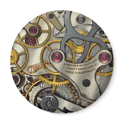 Abstract Watch gears Refrigerator Magnet by inspirelove