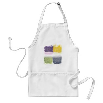abstract watercolor aprons by doodles_daddles