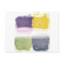 abstract watercolor post card