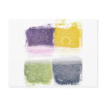abstract watercolor postcards
