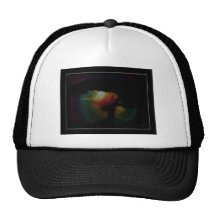 Abstract Waterdrops on Black Hat