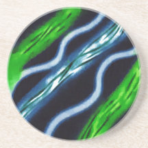 abstract whimsy coaster