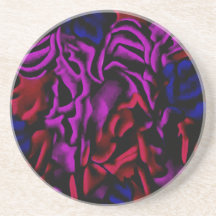 abstract whimsy coaster
