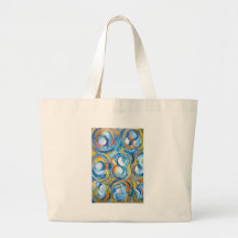 Abstract Whirling Dancers (abstract expressionism) Tote Bags