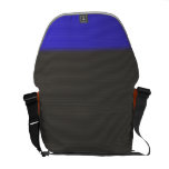 Abstract white stripes commuter bag