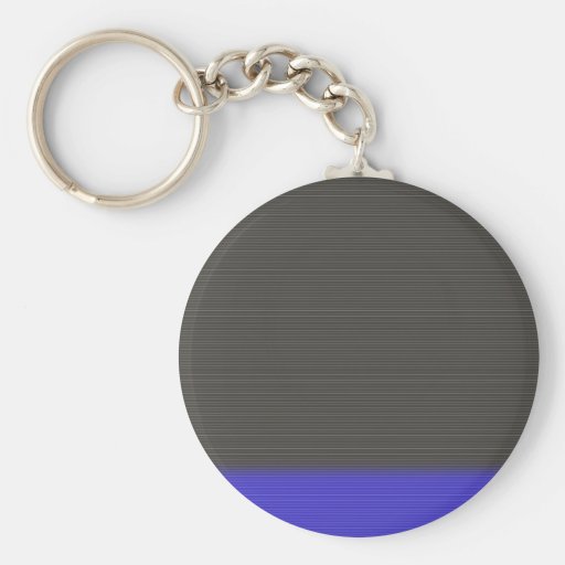 Abstract white stripes keychain