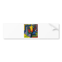 Abstract Wood painting
