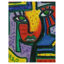 Abstract Wood painting