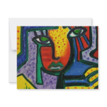 Abstract Wood painting