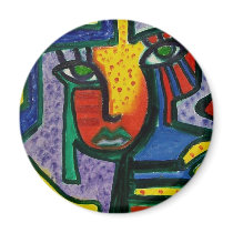 Abstract Wood painting