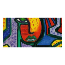 Abstract Wood painting