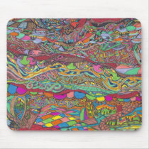 Abstract Worlds Mousemat