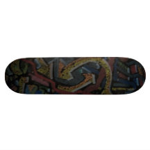 Abstract Worlds Skateboard