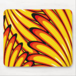 abstract yellow sunflowers mousepad