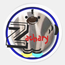 Abstract Zebra Sticker