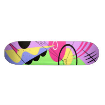 Abstraction Skate Board