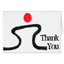 Abstraction Thank You Card