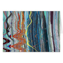 "Abstractions" Greetings Card