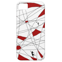 Abstrakte Linien iPhone 5 Schutzhülle