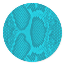 abstraktes Muster abstract pattern blau blue Runder Aufkleber