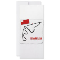 Abu Dhabi GP Circuit Rack Card Template