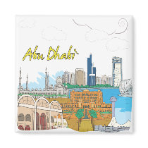 Abu Dhabi Refrigerator Magnets
