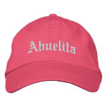 Abuelita Embroidered Baseball Caps