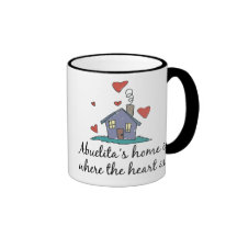 Abuelita's Home is Where the Heart is Mugs