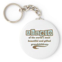 Abuelo of Gifted Grandchildren Key Chains