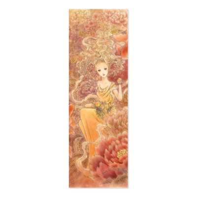 Abundance Bookmark Business Cards by MiyabiLine
