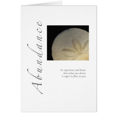 Abundance Sand Dollar Cards by ssylvestre