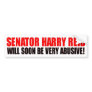 Abusive Harry Reid Bumper Sticker