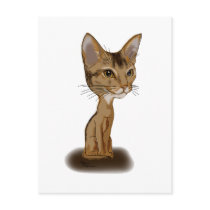 Aby Caricature Post Card