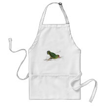 Abyssinian Parrakeet by Edward Lear Apron