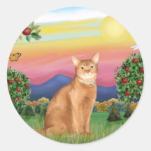 Abyssinian (red 18) - Bright Country Stickers