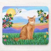 Abyssinian (red 18) - Bright Life Mouse Pads